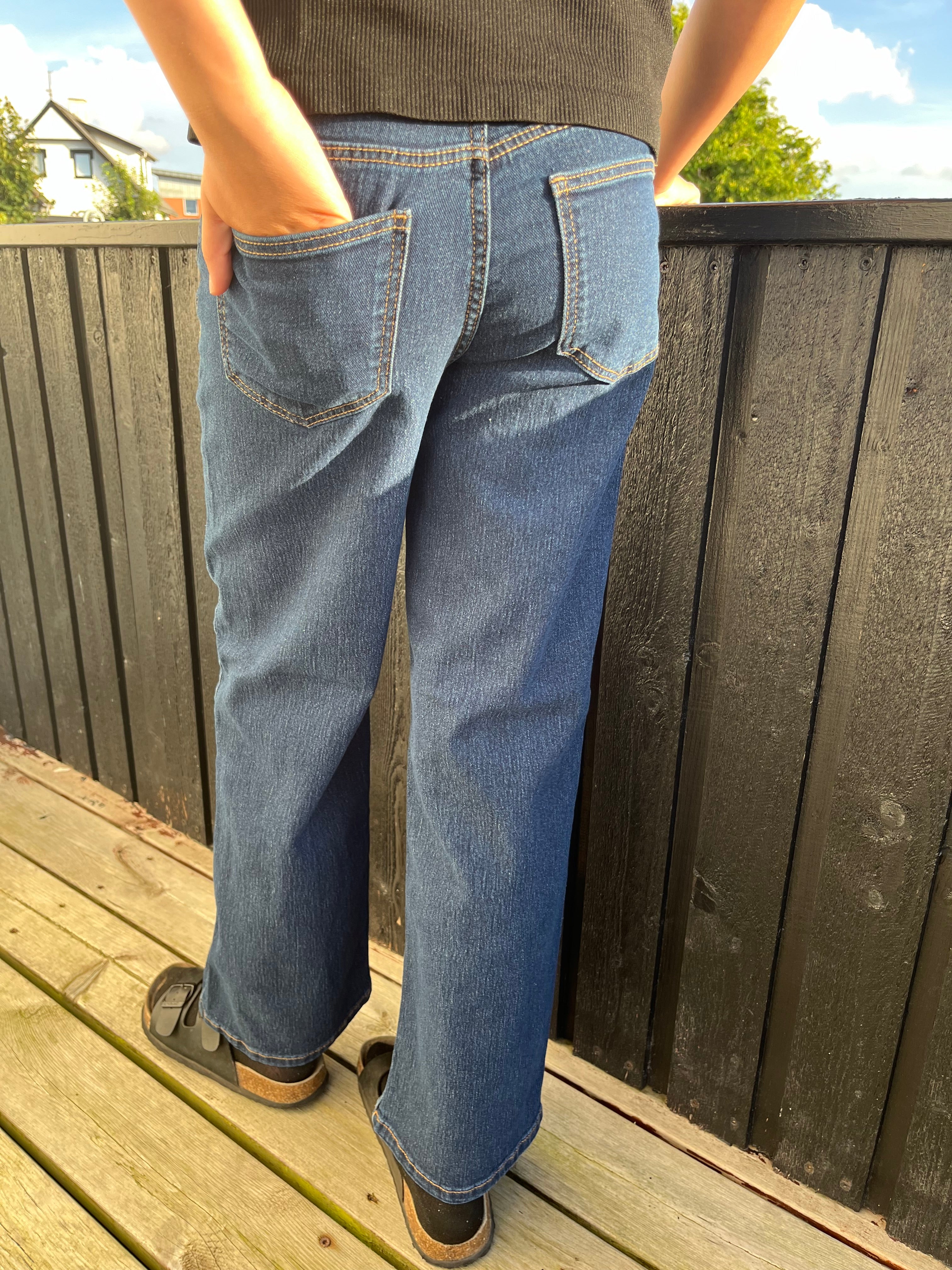 VMDAISY Girl Jeans - Dark Blue Denim